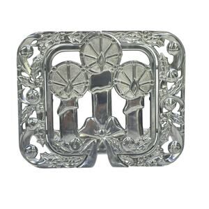 Lenox Yuletide Metal Holiday Vintage 1980's Expandable Trivet 8 x 13